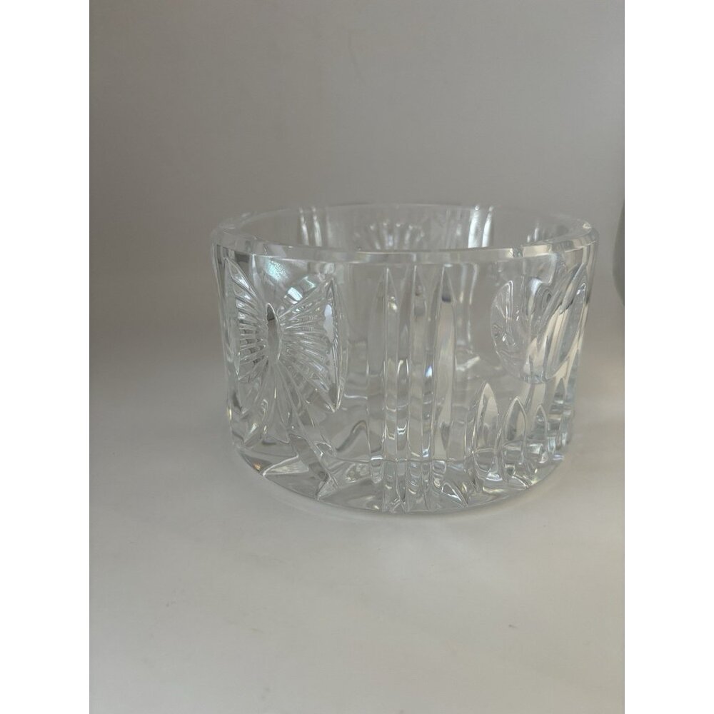 Waterford Wine Coaster Holder Crystal Millenium 5” Signed Jim O'Leary - Picture 3 of 10